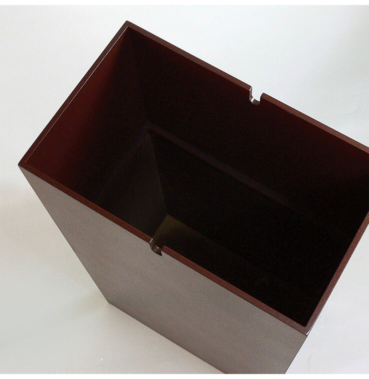 日本製 ダストボックス 木製 20L 蓋つき フタつき ノッポ ゴミ箱 ごみ箱 木目 ヤマト工芸