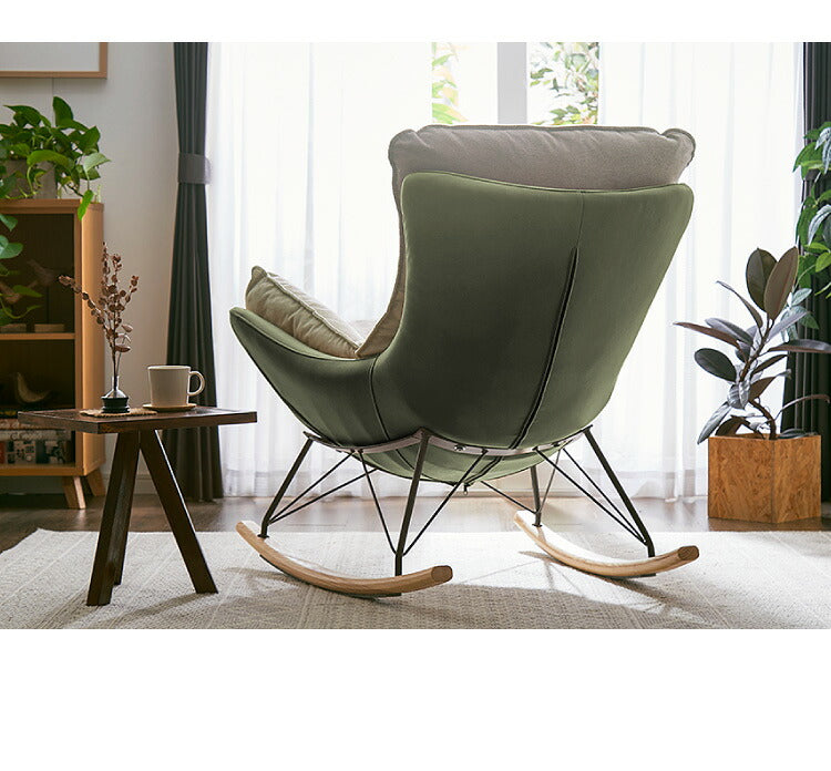 ロッキングチェア リラックス 1人掛け 幅80cm おしゃれ 北欧 モダン パーソナルチェアー リラックスチェア ハイバックチェア