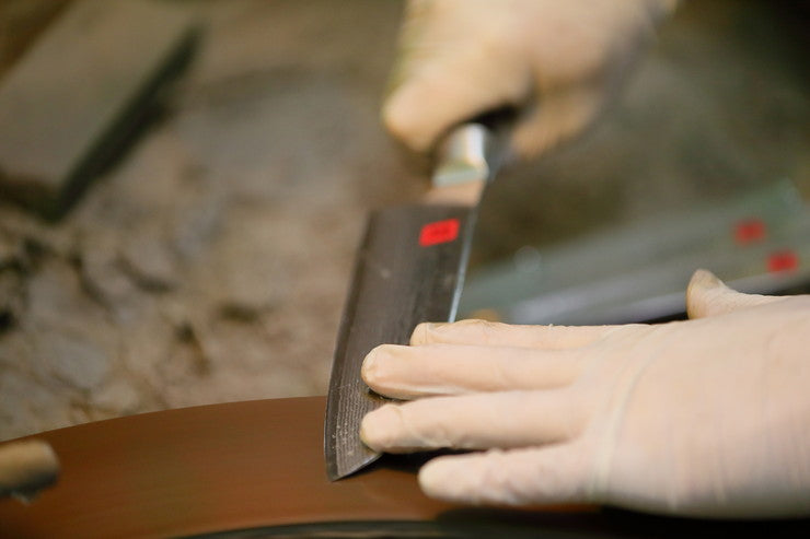 スミカマ 霞 KASUMI チタニウム 剣型包丁 20cm オパール チタンコーティング 22020-RA カラー 包丁 クッキングナイフ 話題 人気 かっこいい おしゃれ シンプル 料理器具 調理器具 ナイフ 色付き