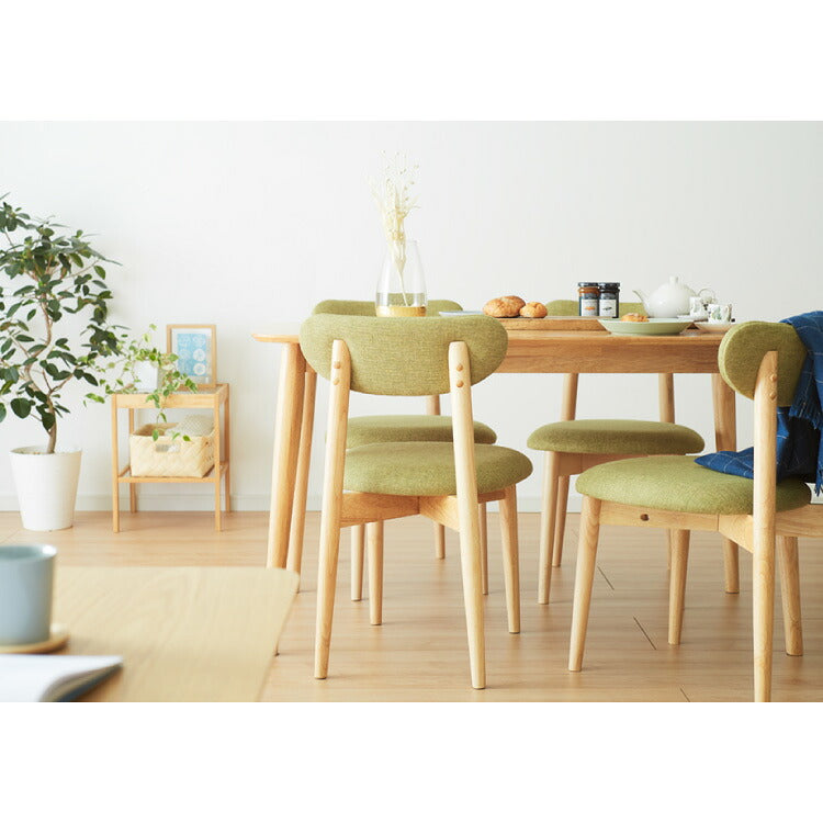 ダイニングテーブル 130×75cm 長方形 単品 丸みなデザイン 4人掛け 天然木 無垢材使用 ダイニング テーブル カフェテーブル 食卓テーブル 作業台 ワークテーブル ナチュラル 木製 おしゃれ