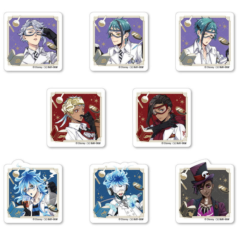 【BOX販売】 ディズニー ツイステッドワンダーランド アクリルクリップ Cセット 実験着 S3620662 サンスター文具 ツイステ