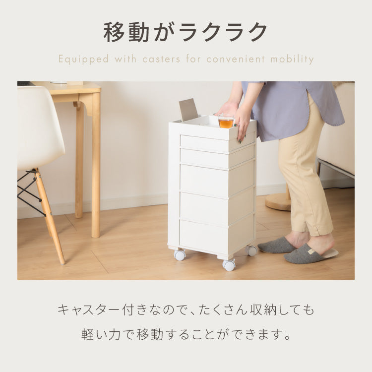 日本製 ワゴン キャスター付き おしゃれ 5段トレイ キッチンワゴン 回転 回転式 キッチン収納 ラック サイドワゴン キッチン コスメ ワゴン ドレッサー ネイル 韓国 インテリア 完成品(代引不可)