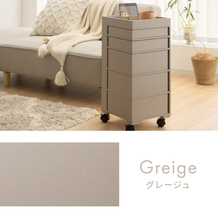 日本製 ワゴン キャスター付き おしゃれ 5段トレイ キッチンワゴン 回転 回転式 キッチン収納 ラック サイドワゴン キッチン コスメ ワゴン ドレッサー ネイル 韓国 インテリア 完成品(代引不可)