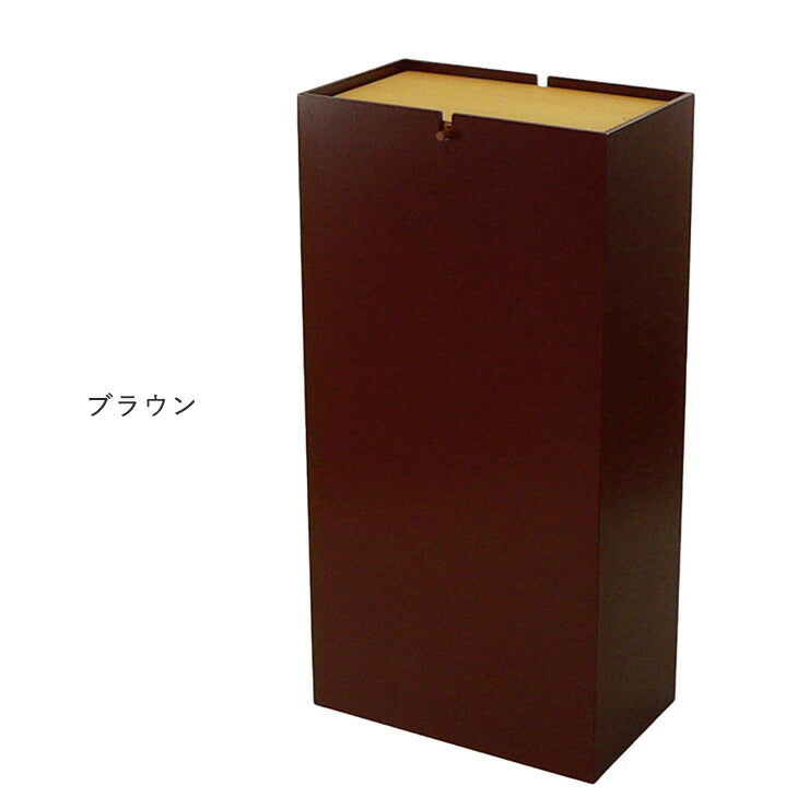 日本製 ダストボックス 木製 20L 蓋つき フタつき ノッポ ゴミ箱 ごみ箱 木目 ヤマト工芸