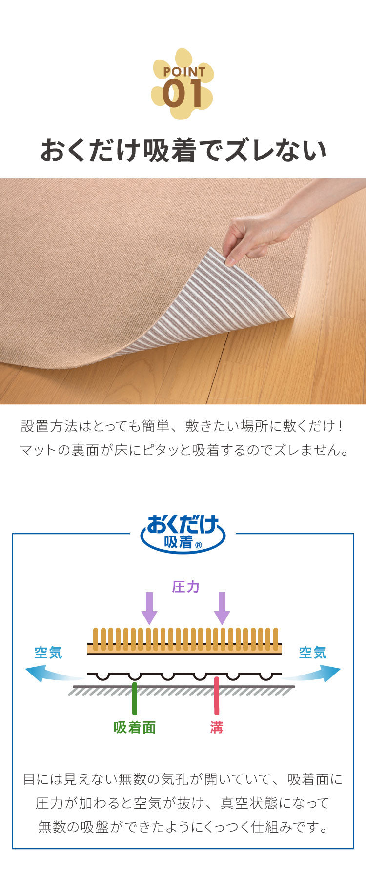 SankoPet 日本製 ペット用 ロングマット 60×240cm 撥水 滑り止め ズレない ロング マット おくだけ吸収 床暖房対応 洗える 洗濯可 はっ水 防水 無地 床暖 対応 国産 犬用 猫用 サンコーペット