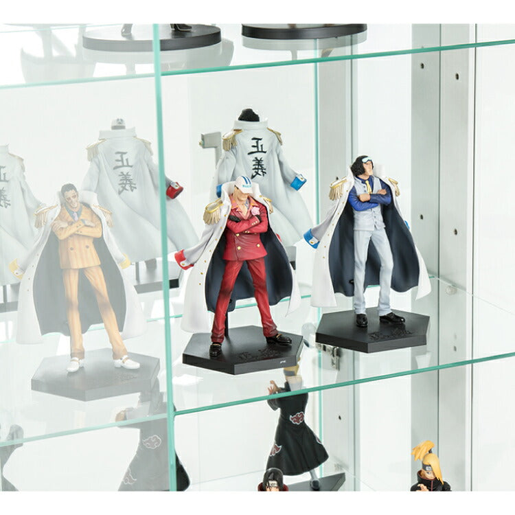 サラ60 ロータイプ コレクションラック フィギュアケース コレクションケース コレクションボード 幅60cm 高さ160cm 奥行30cm 木製 ホワイト ブラック ブラウン キュリオケース 飾り棚 ガラス棚 (代引不可)