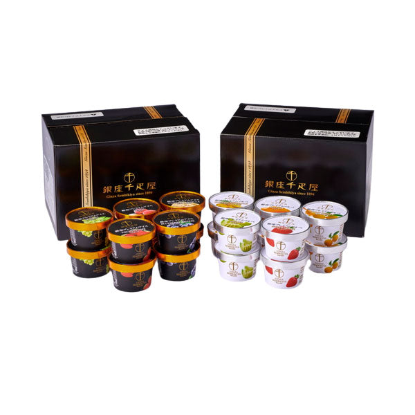 銀座千疋屋 銀座プレミアムアイス&ソルベ 20個 中元 歳暮 ギフト 贈り物 贈答 食べ物 熨斗 のし 贈答用 プレゼント おくりもの 年末 年始 (代引不可)