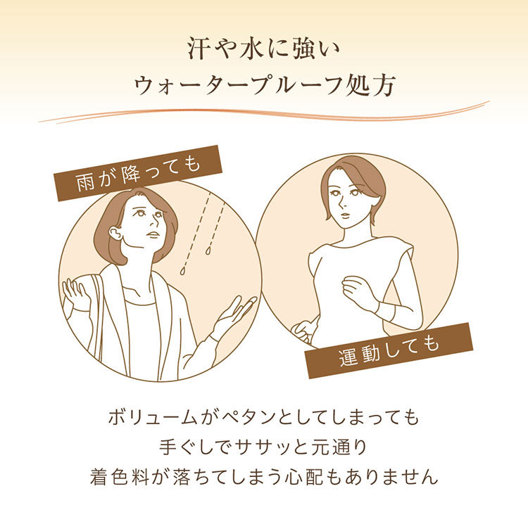 ドンナドンナ ボリュームアップ スタイリングスティック 21g 薄毛 白髪 髪やせ ウォータープルーフ メイク コスメ 素数 化粧品