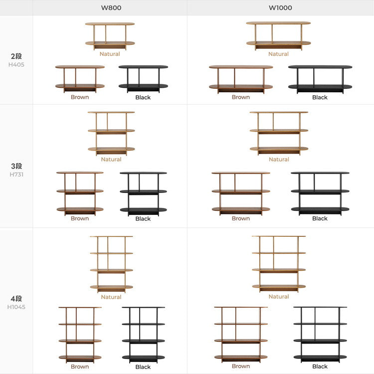 roomnhome バルトラウンドシェルフ ラック 3段 100cm ドレッサー 見せる収納 収納 サイドテーブル オープンラック デザインラック シェルフ スリム ディスプレイラック 本棚(代引不可)