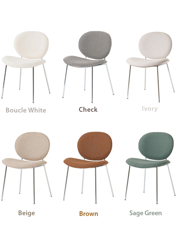 roomnhome ダイニングチェア 4脚セット おしゃれ ブルックリンクロームチェア 【リコメン堂限定】背もたれ ミッドセンチュリー 高級インテリア 韓国 インテリア チェア 北欧(代引不可)