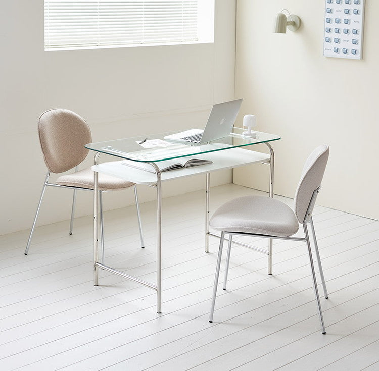 roomnhome ダイニングチェア 4脚セット おしゃれ ブルックリンクロームチェア 【リコメン堂限定】背もたれ ミッドセンチュリー 高級インテリア 韓国 インテリア チェア 北欧(代引不可)