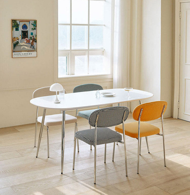 roomnhome ダイニングチェア 2脚セット おしゃれ ダブリンチェア 千鳥柄 【リコメン堂限定】背もたれ ミッドセンチュリー 高級インテリア 韓国 インテリア チェア 北欧(代引不可)