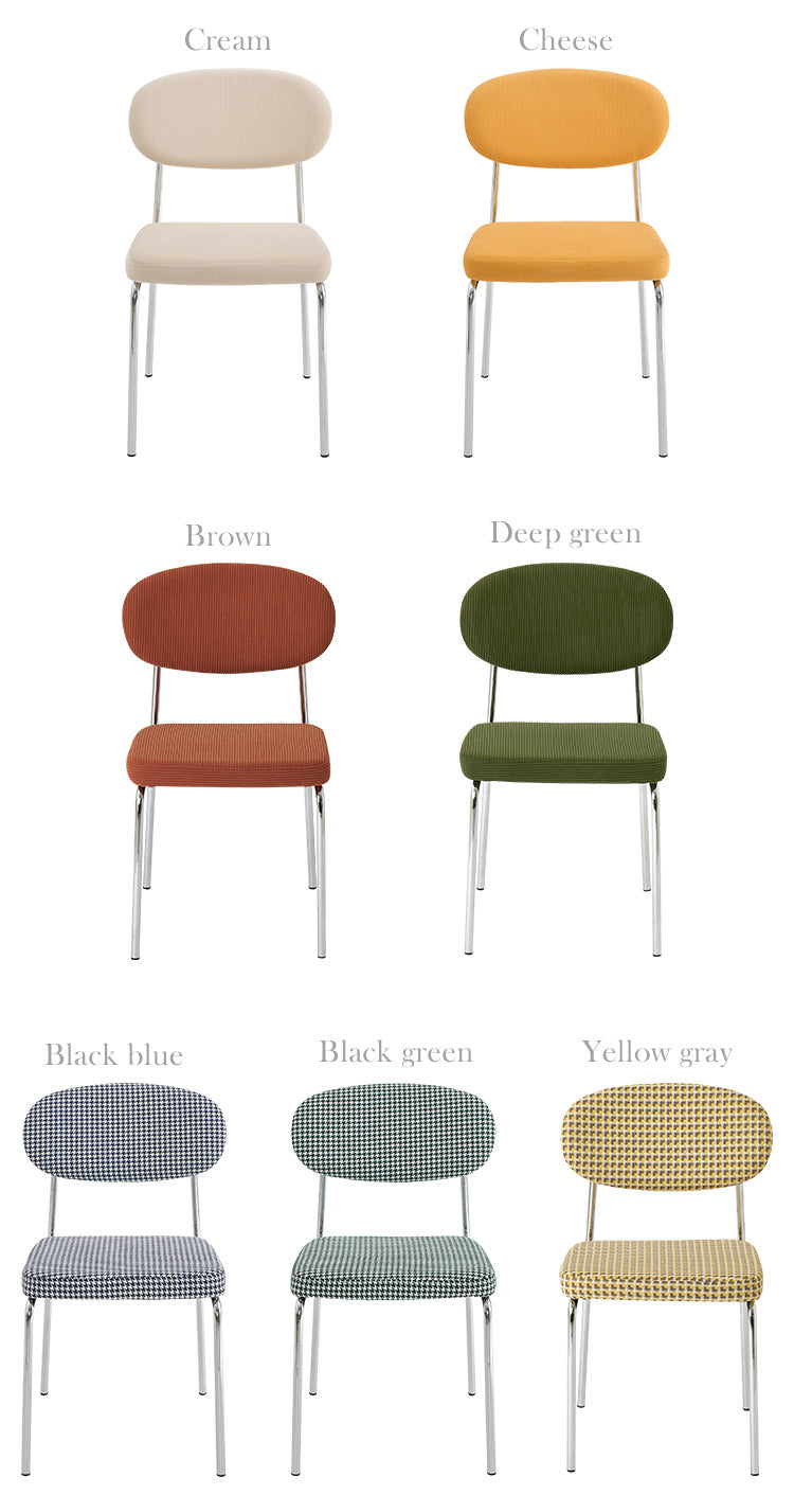 roomnhome ダイニングチェア おしゃれ ダブリンチェア 千鳥柄 【リコメン堂限定】背もたれ ミッドセンチュリー 高級インテリア 韓国 インテリア チェア 北欧(代引不可)