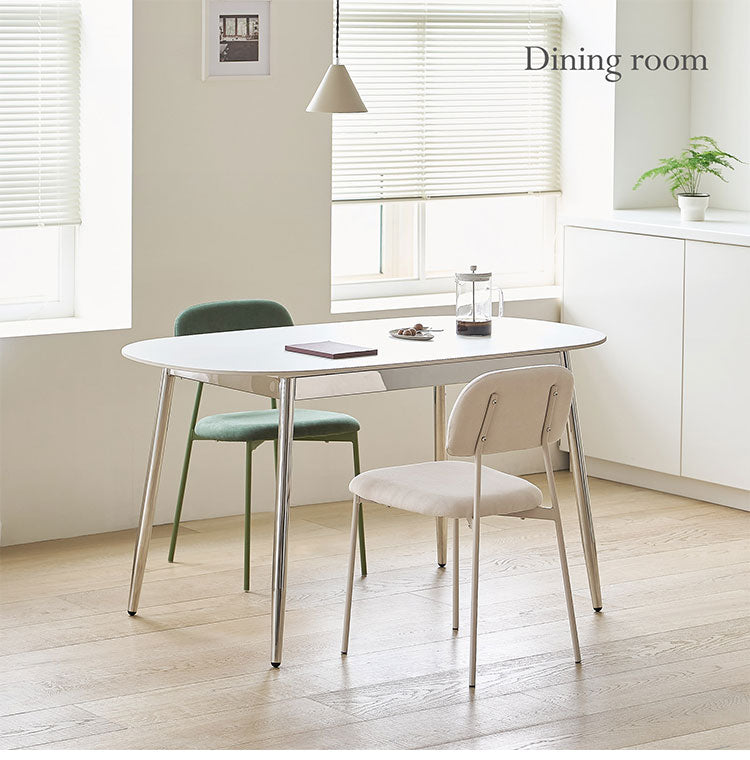 roomnhome デンバーファブリックチェア 椅子 背もたれ モダン リビングチェア ダイニングチェア 食卓椅子 インテリアコーディネート おしゃれ 北欧 シンプル ワンルーム スチールフレーム(代引不可)