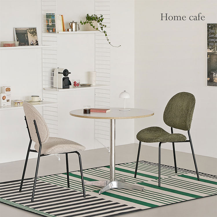 roomnhome 体圧分散 ダイニングチェア ホッパーベントブークレチェア 椅子 背もたれ モダン リビングチェア ダイニングチェア 食卓椅子 ブークレ生地 インテリアコーディネート おしゃれ(代引不可)