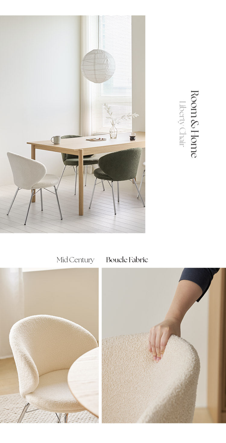 roomnhome リバティチェア ダイニングチェア 2脚セット おしゃれ 肘付き 椅子 リコメン堂限定 ミッドセンチュリー 韓国インテリア 在宅ワーク キャスターなし イス(代引不可)