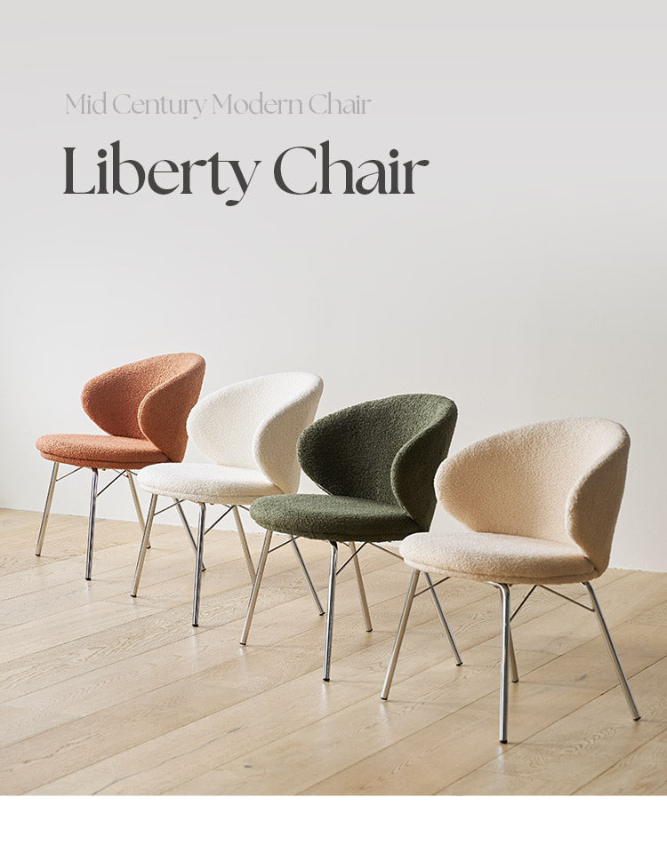 roomnhome リバティチェア ダイニングチェア おしゃれ 肘付き 椅子 リコメン堂限定 ミッドセンチュリー 韓国インテリア 在宅ワーク キャスターなし イス(代引不可)