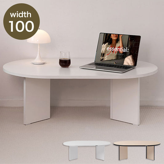 roomnhome リビングテーブル 100cm センターテーブル テーブル ローテーブル リビングテーブル カフェテーブル コーヒーテーブル 応接テーブル 曲線テーブル ラウンドテーブル 丸型テーブル(代引不可)