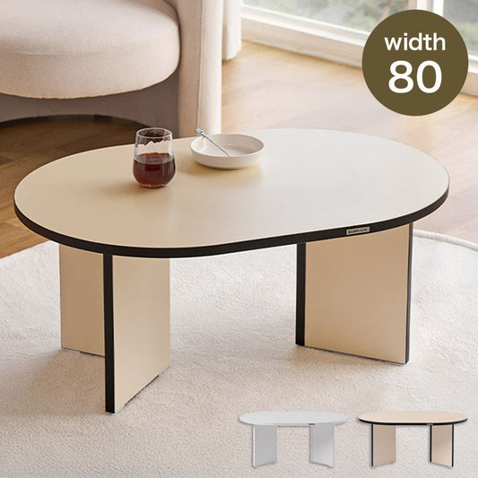 roomnhome リビングテーブル 80cm センターテーブル テーブル ローテーブル リビングテーブル カフェテーブル コーヒーテーブル 応接テーブル 曲線テーブル ラウンドテーブル 丸型テーブル(代引不可)