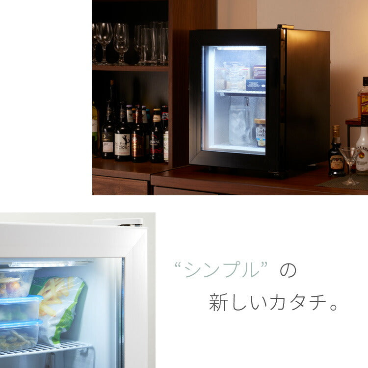 simplus ディスプレイ 冷凍庫 21L ガラストップ 店舗 業務用 セカンド SP-SD21 シンプラス 卓上 コンパクト ショーケース【メーカー保証1年】