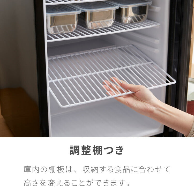 simplus シンプラス ディスプレイ冷蔵庫 68L SP-68DSL ショーケース仕様 冷蔵庫 店舗 業務用 家庭用 ガラス サブ【メーカー保証1年】