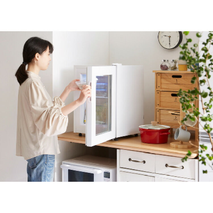 simplus シンプラス ディスプレイ冷蔵庫 68L SP-68DSL ショーケース仕様 冷蔵庫 店舗 業務用 家庭用 ガラス サブ【メーカー保証1年】