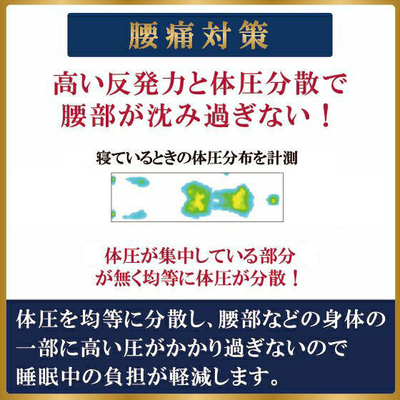 ハイブリットタイプ スリープマジック ゼログラビティ7.0 ダブル マットレス兼用敷布団 ライズ RISE 健康睡眠 マットレス 敷布団 ベッドマットレス トッパー 体圧分散 ウレタン