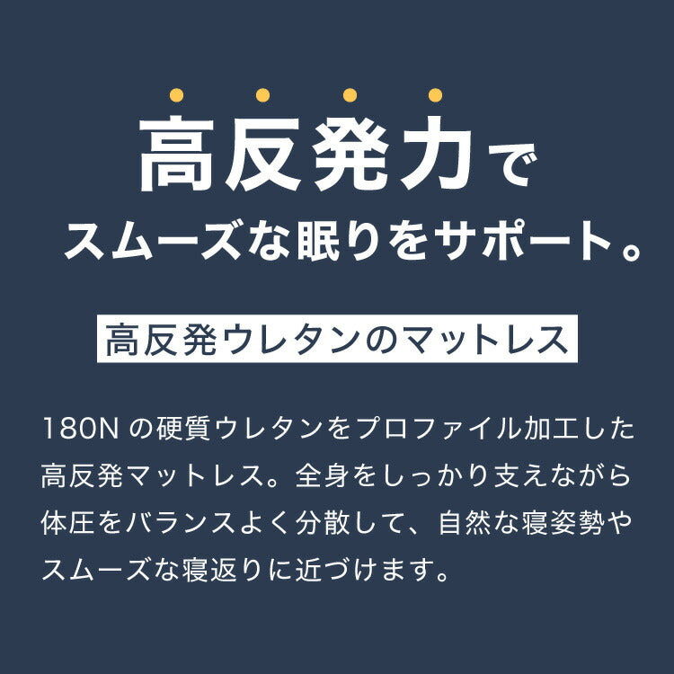小さめ 高反発マットレス RISE 幅70 80 90 ライズ東京 厚さ6cm セミシングル SS 硬質ウレタン 3つ折り マットレス 高反発 硬め 硬い ベッドマットレス トッパー 体圧分散 寝返り ヘたりにくい 敷布団