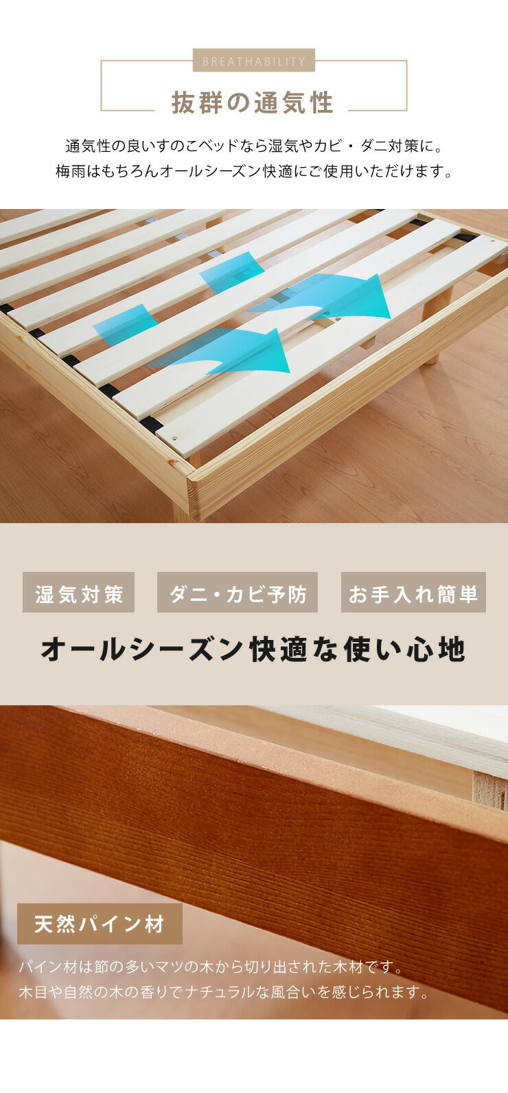 マットレスセット セミダブル すのこベッド ボンネルコイルマットレス ベッドセット 圧縮ロールマットレス ベッドフレーム(代引不可)