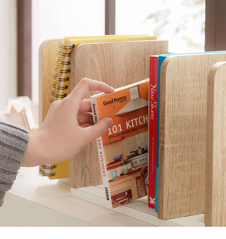 伸縮式 ブックスタンド ヴィンテージ調 大理石調 木製 卓上 伸縮 本立て スライド 整頓 整理 本 シンプル ナチュラル かわいい 本棚 シェルフ ブックシェルフ マガジンラック  (代引不可)