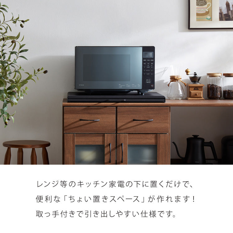 スライド式 レンジ下トレー 幅55cm スチール製 スライドテーブル レンジ下 トレー キッチン家電下スライドテーブル 引き出し スライドトレー 炊飯器 トースター 時短 スライド収納 台 省スペース