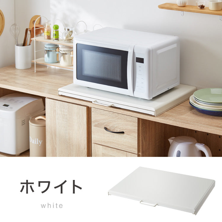 スライド式 レンジ下トレー 幅55cm スチール製 スライドテーブル レンジ下 トレー キッチン家電下スライドテーブル 引き出し スライドトレー 炊飯器 トースター 時短 スライド収納 台 省スペース