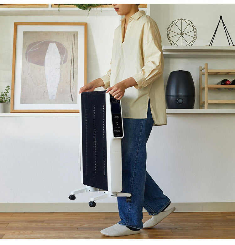 siroca シロカ 遠赤軽量ヒーター かるポカ 速暖 静か 遠赤外線ヒーター 無風 暖房器具 キャスター付き SN-M351