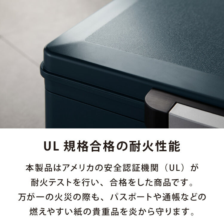 金庫 耐火 防水 家庭用 耐火金庫 手提げ 小型 7L A4サイズ シリンダーキーロック ボタン式 パスポート 防災 防災対策 おしゃれ 手提金庫 家庭用金庫 耐水 頑丈 ポータブル 持ち運び 鍵 震災 津波