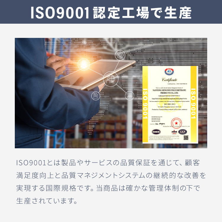 高反発マットレス ダブル 極厚10cm 高密度 30D 高反発 300N フラット 三つ折り 硬め ウレタン へたりにくい 活性炭入り 消臭 両面仕様 リバーシブル へたりにくい 洗える 超高反発 敷布団