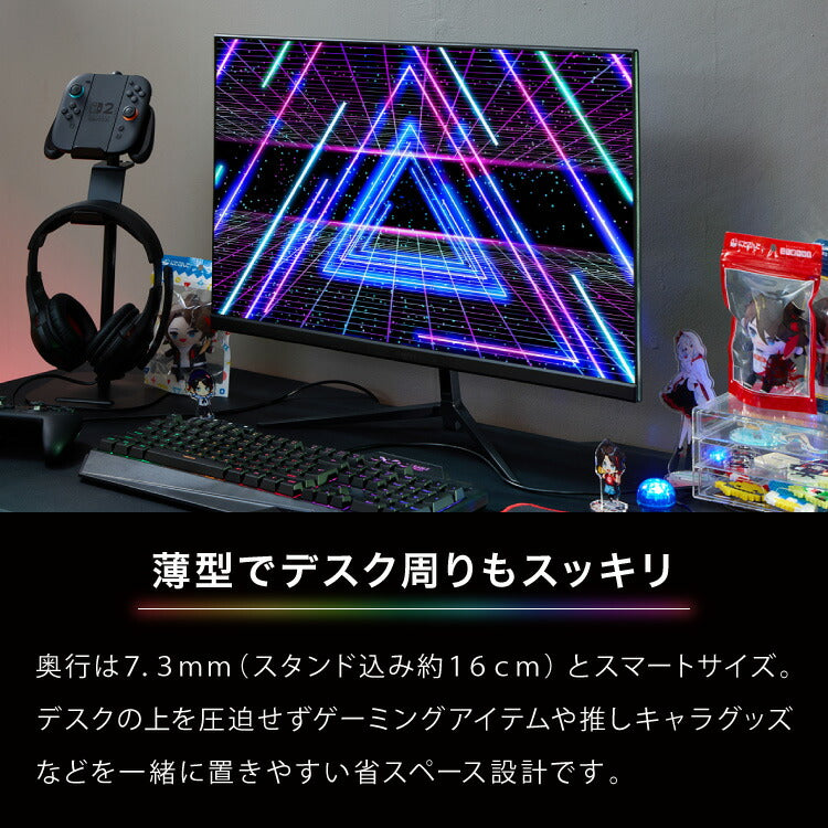 simplus 27インチ ゲーミングモニター pcモニター 100Hz 1920×1080 FHD 1080p 1ms高速応答 薄型 液晶ディスプレイ ノングレア 非光沢モニター パソコン VA チルト調整 シンプラス SP-NMT27【メーカー保証1年】