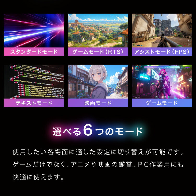 simplus 27インチ ゲーミングモニター pcモニター 100Hz 1920×1080 FHD 1080p 1ms高速応答 薄型 液晶ディスプレイ ノングレア 非光沢モニター パソコン VA チルト調整 シンプラス SP-NMT27【メーカー保証1年】