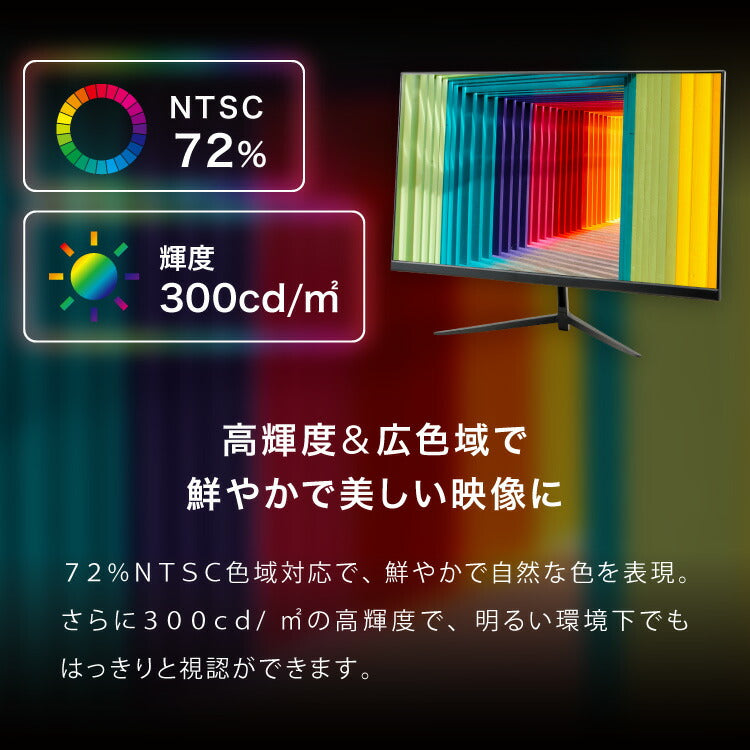 simplus 27インチ ゲーミングモニター pcモニター 100Hz 1920×1080 FHD 1080p 1ms高速応答 薄型 液晶ディスプレイ ノングレア 非光沢モニター パソコン VA チルト調整 シンプラス SP-NMT27【メーカー保証1年】