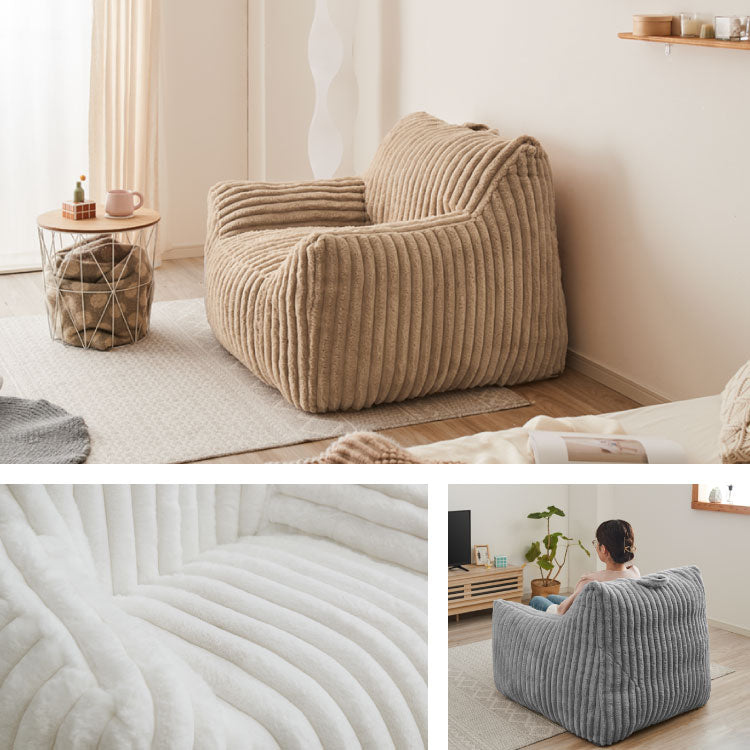 【roomnhome×リコメン堂】ふわふわ 肘付き ローソファ フロアソファ 1人掛けソファ ポケット付き 選べる2サイズ 大人用 子供用 クッション ソファクッション クッションソファ 韓国 インテリア