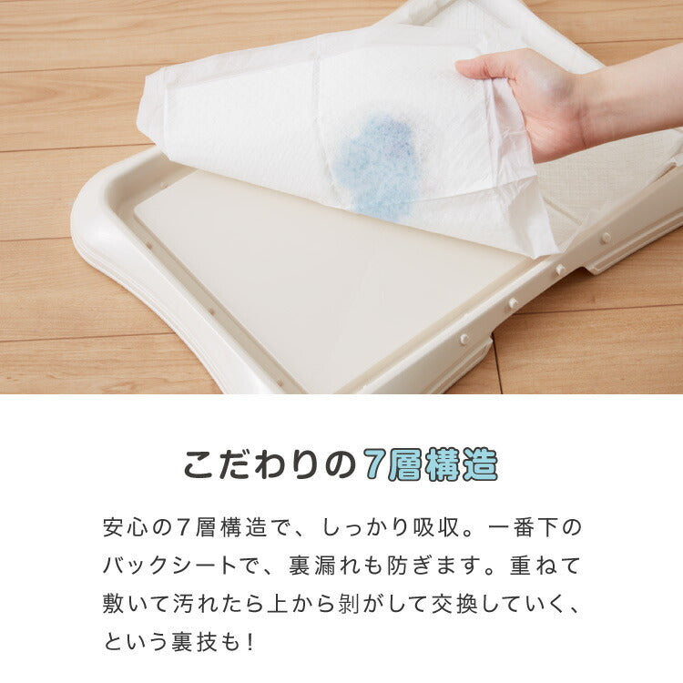 ペットシーツ 厚型 レギュラー 400枚 ワイド 200枚 スーパーワイド 100枚 ウルトラワイド 50枚 ホワイト 白 大容量 超吸収 抗菌 消臭 トイレシート トイレシーツ ペットシート 愛玩動物介護士監修 犬