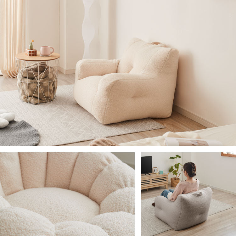 【roomnhome×リコメン堂】子供用 ふわふわ ビーズクッション 1人掛けソファ 子供用 クッション ソファクッションキッズ クッショ 韓国 インテリア ソファクッション クッションソファ