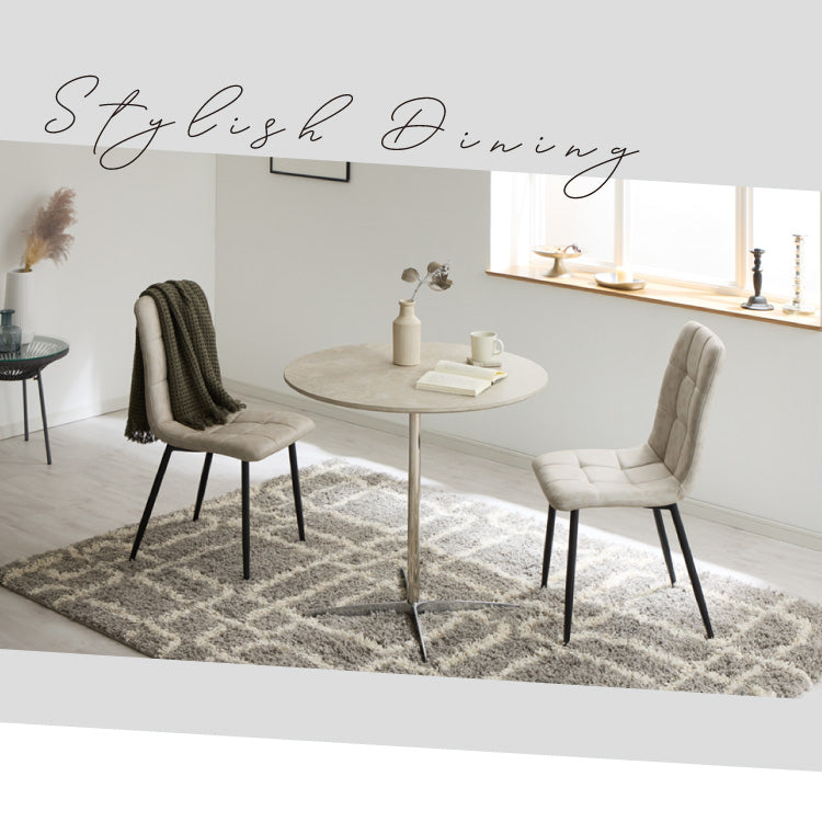 カフェテーブル 丸 直径60cm 円形 クロスレッグ 十字脚 ホワイト ベージュ ブラック スチール ミッドセンチュリー モダン 韓国 シンプル 丸テーブル ダイニングテーブル 一人暮らし 組立簡単