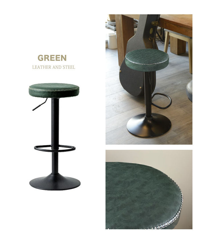 カウンターチェア おしゃれ 北欧 昇降式 バーチェア キッチンチェア カフェチェア ハイスツール 椅子 スツール レザー