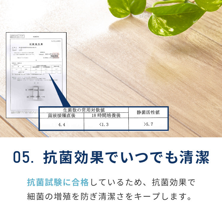 ダイニングマット 透明 防水 180×180cm 厚さ1.5mm 吸着 防汚 耐熱 フロアマット キッチンマット クリアマット PVC エンボス加工