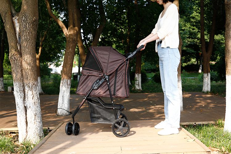 ペットカート 折りたたみ 多頭 ワンタッチ 4輪 軽量 クッション ストッパー付き おしゃれ 犬カート ペットバギー ドッグカート ペットキャリー 小型犬 大型犬 中型犬 耐荷重15kg 猫 犬 お散歩 小動物 ペット用