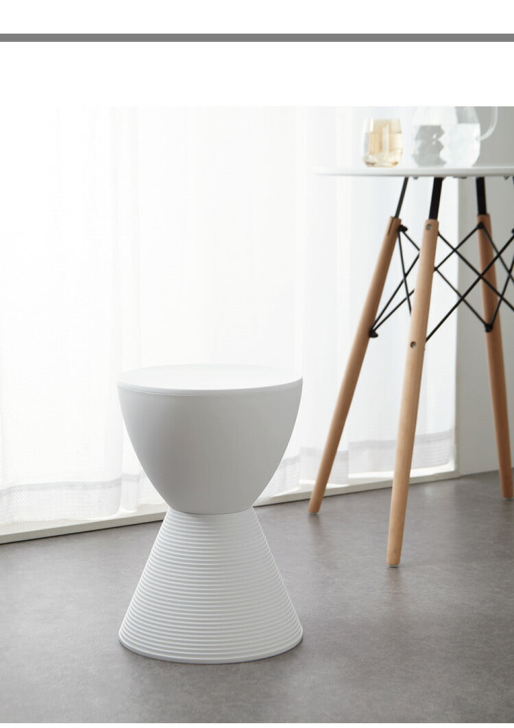 プリンスアハ スツール 収納 リプロダクト おしゃれ Prince AHA Philippe Starck フィリップ・スタルク デザイナー イス チェア 椅子 玄関 ディスプレイ サイドテーブル インテリア ブラック ホワイト グレー