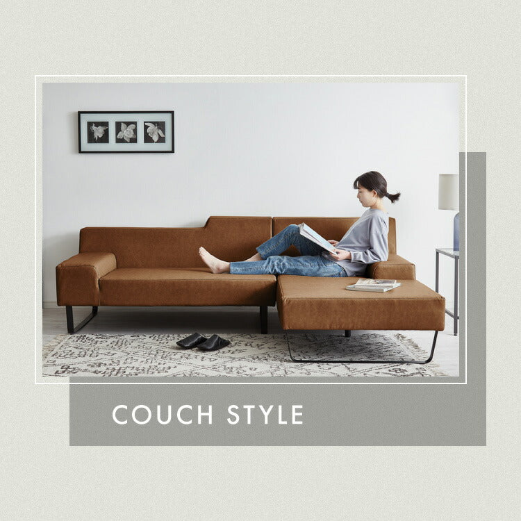 ソファ カウチソファ3人掛け L字型 あぐら カウチ 組合せ ヴィンテージ 家族 リビング 革風 ルンバ お掃除 オットマン ロータイプ おしゃれ クッション 韓国風 ペット アレンジソファ 大型ソファ モダン スマート