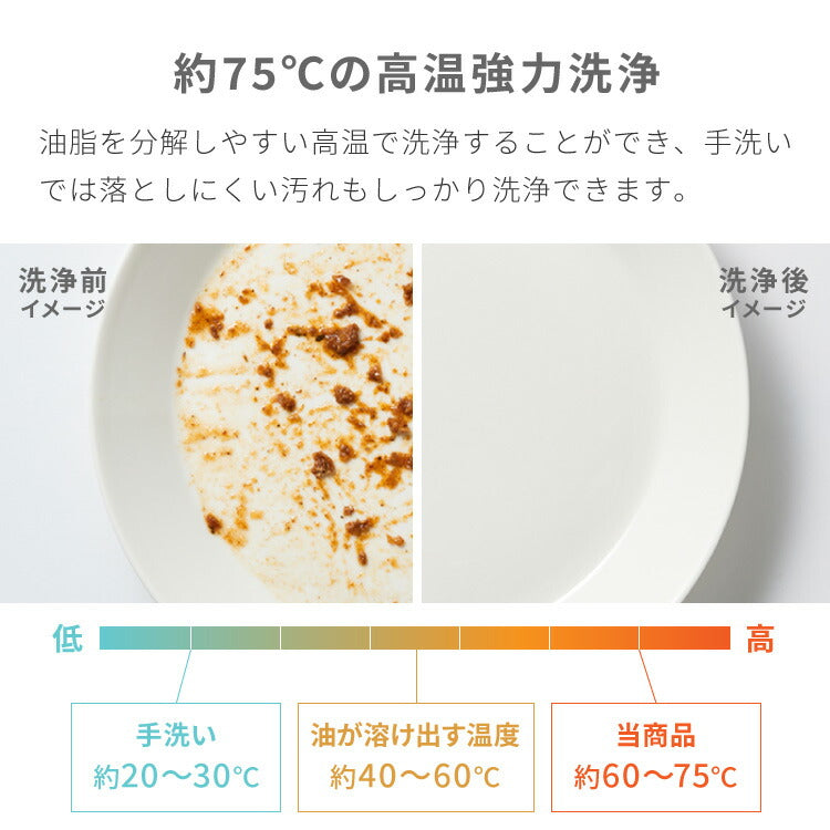 simplus 食洗機 独立乾燥モード搭載 工事不要 3~4人用 食器洗い乾燥機 強力洗浄 食洗器 食器乾燥 高温洗浄 洗浄タンク式 節水 皿洗い 新生活 シンプラス SP-DID01-WH【メーカー保証1年】