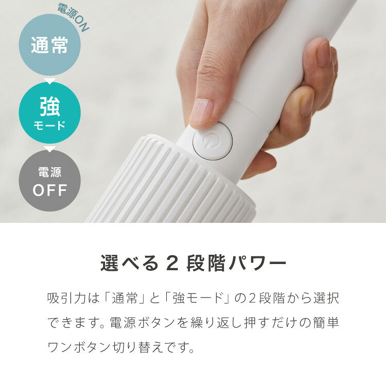 simplus コードレス掃除機 スティック ハンディ 2way 超軽量 紙パック不要 超強力吸引 15000pa 8000pa コンパクト 小型掃除機 車用掃除機 多機能 充電式 ノズル6種付き シンプラス SP-VC02 【メーカー1年保証】