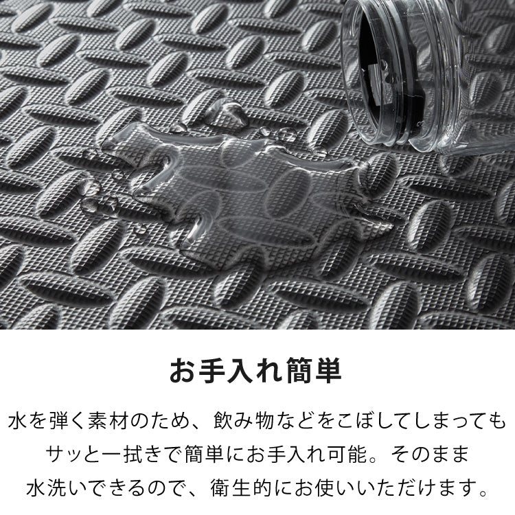 トレーニングマット 滑り止め 抗菌 防臭 60cm ジョイント式 36枚セット 厚手 厚さ2cm フリーカット 床暖房対応 ブラック ジョイントマット ストレッチマット ヨガ フィットネス 筋トレ